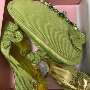 Sacco 1823 Italian-Shoe &’ Bag Set - Size 42/11.5